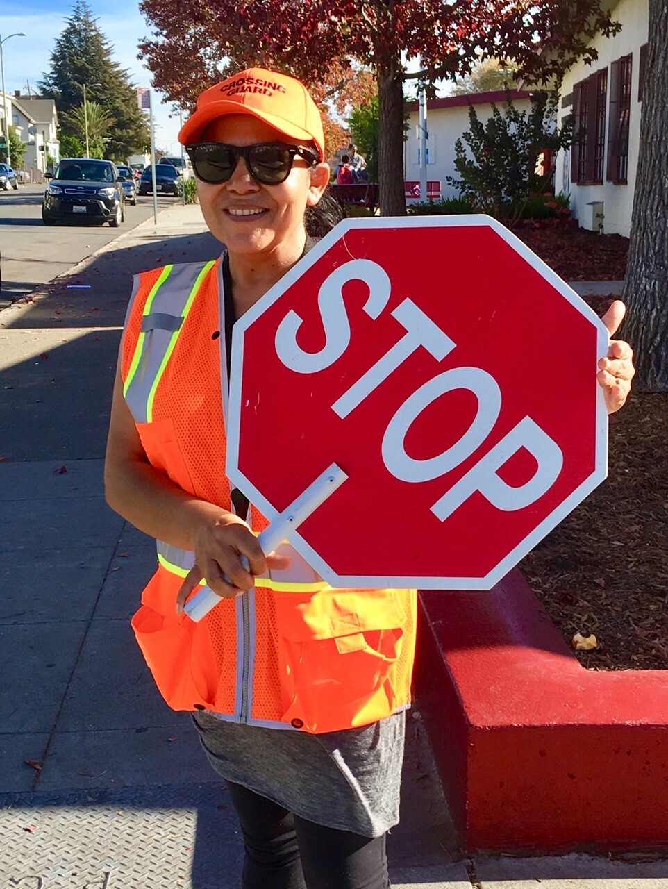 Crossing Guard at Franklin Elementary