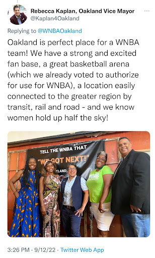 WNBA Tweet