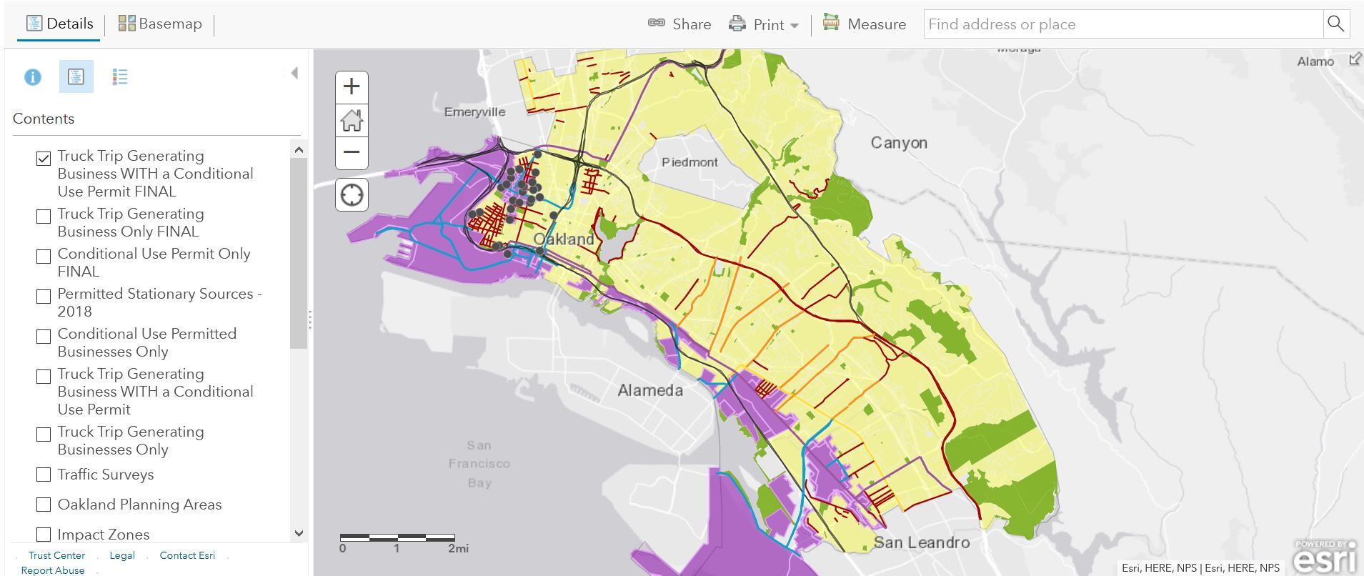 Zoning and Air Pollution Mapping Tool