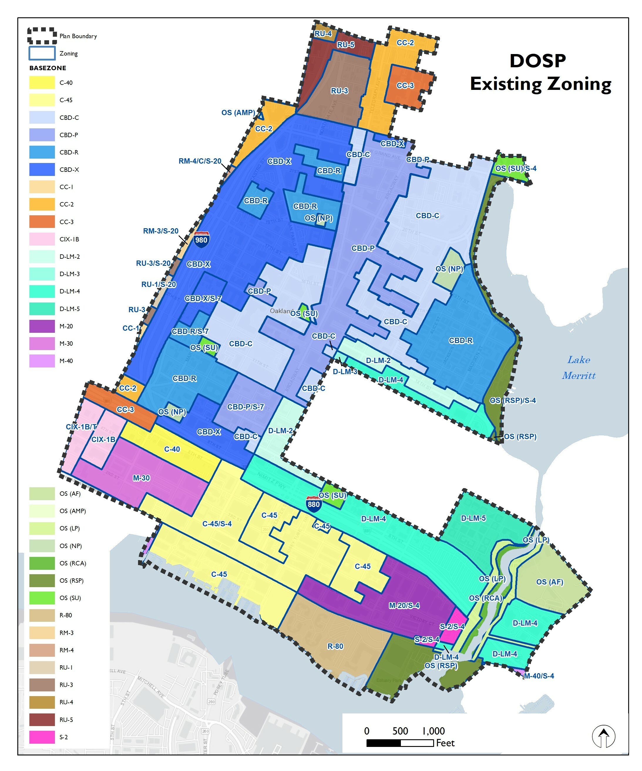 DOSP Existing Zoning Map