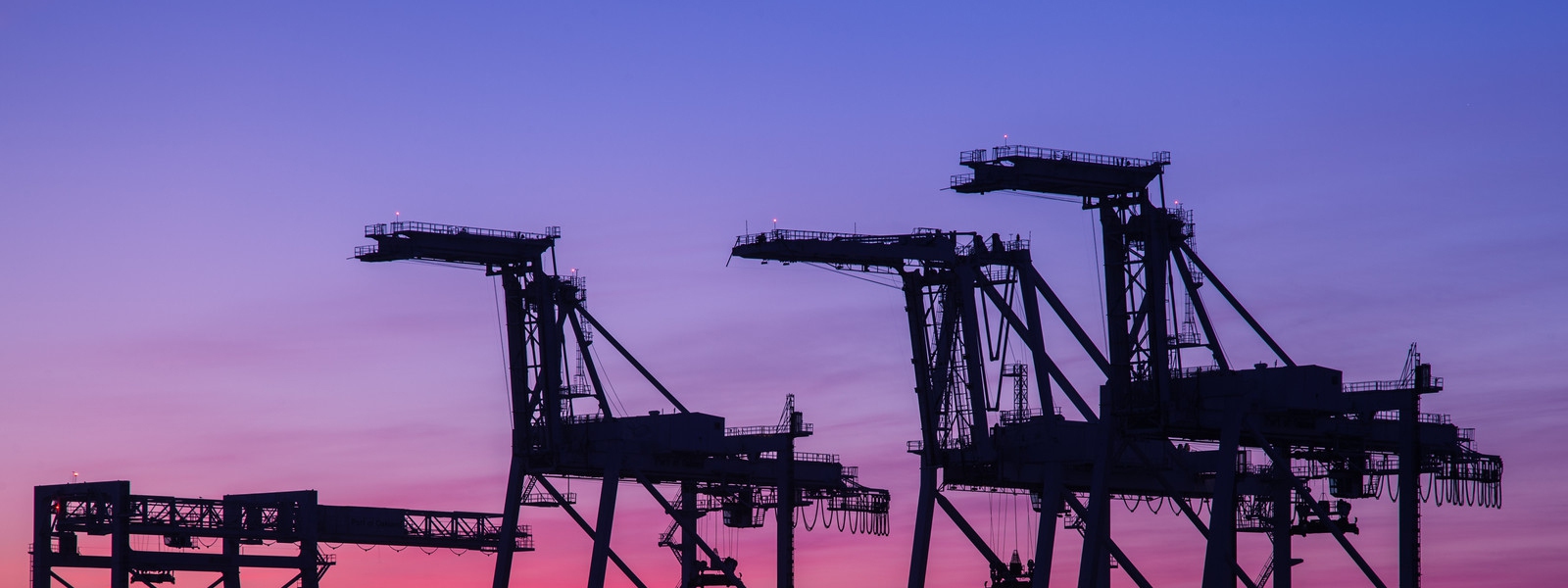 140616 9086 Port Of Oakland Cranes At Sunset X3