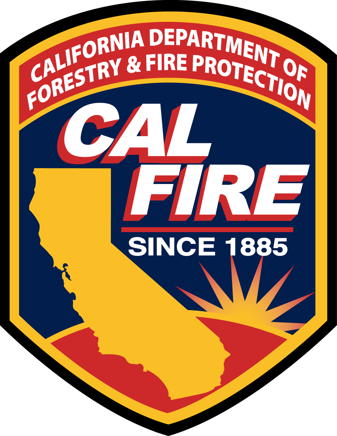 Logo calfire badge color