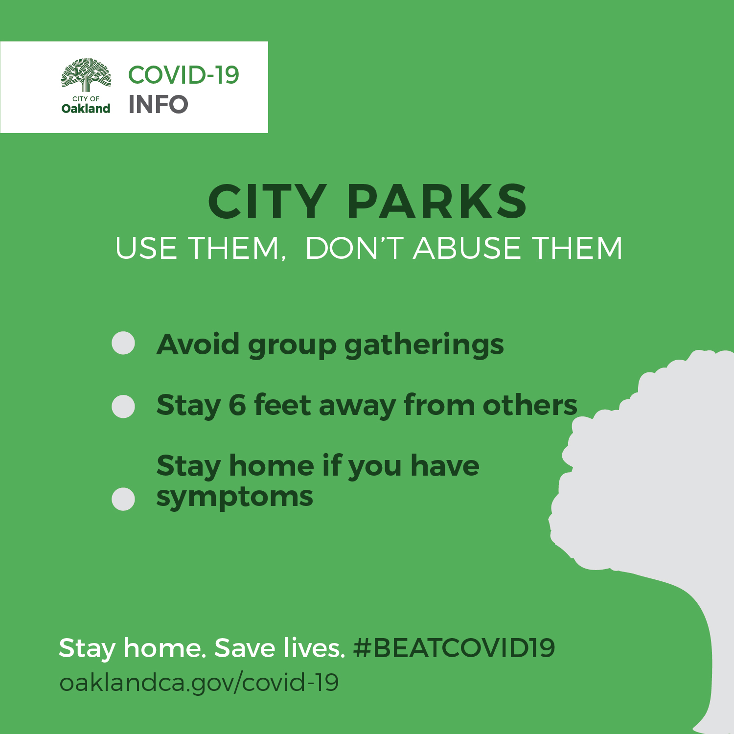 City Parks. Use them. Don't abuse them.