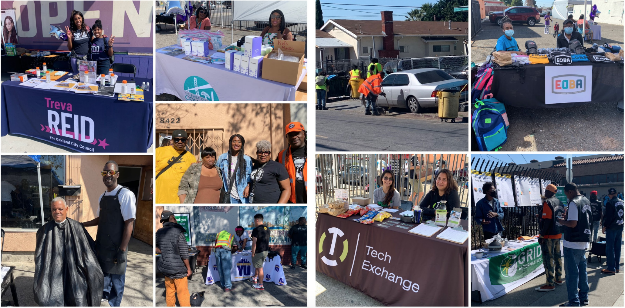 Councilmember Treva Reid partners with several organizations to provide resources to residents for the 3rd Community Safety Task Force Day of Action event.
