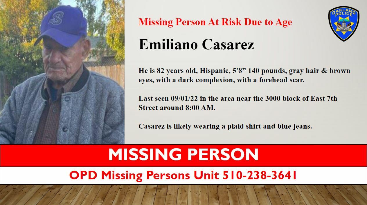 Missing Person Emiliano Casarez