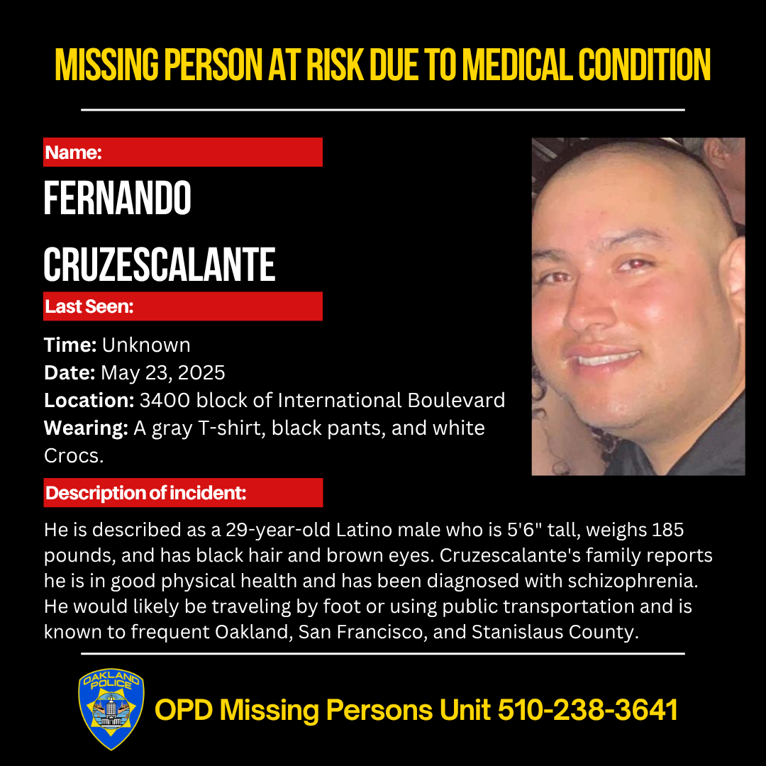 Photo of missing person Fernando Cruzescalante