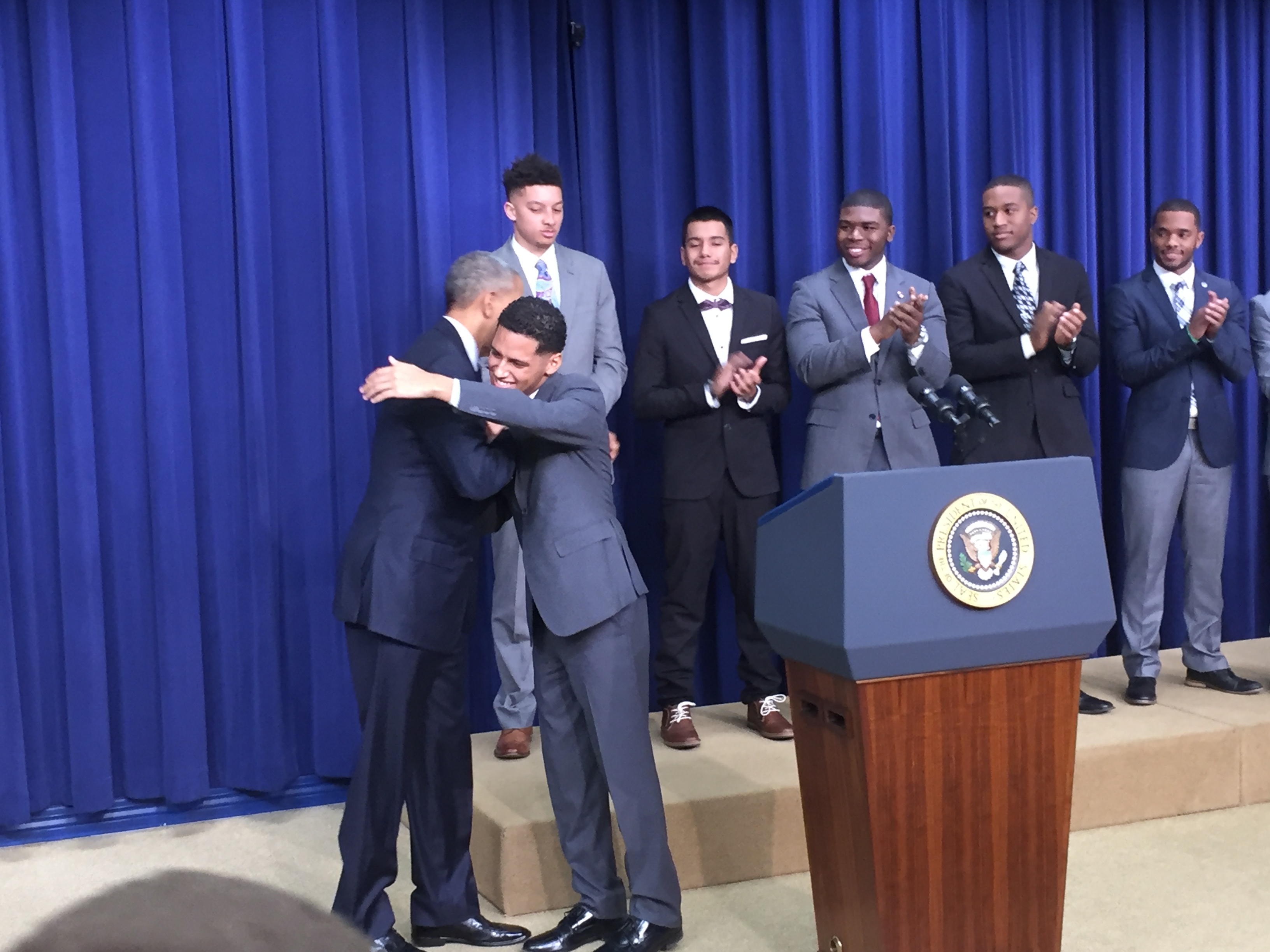 Luis Ramirez Barack Obama Hug 2