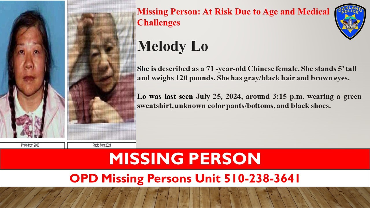 Photo of Missing Person Melody Lo