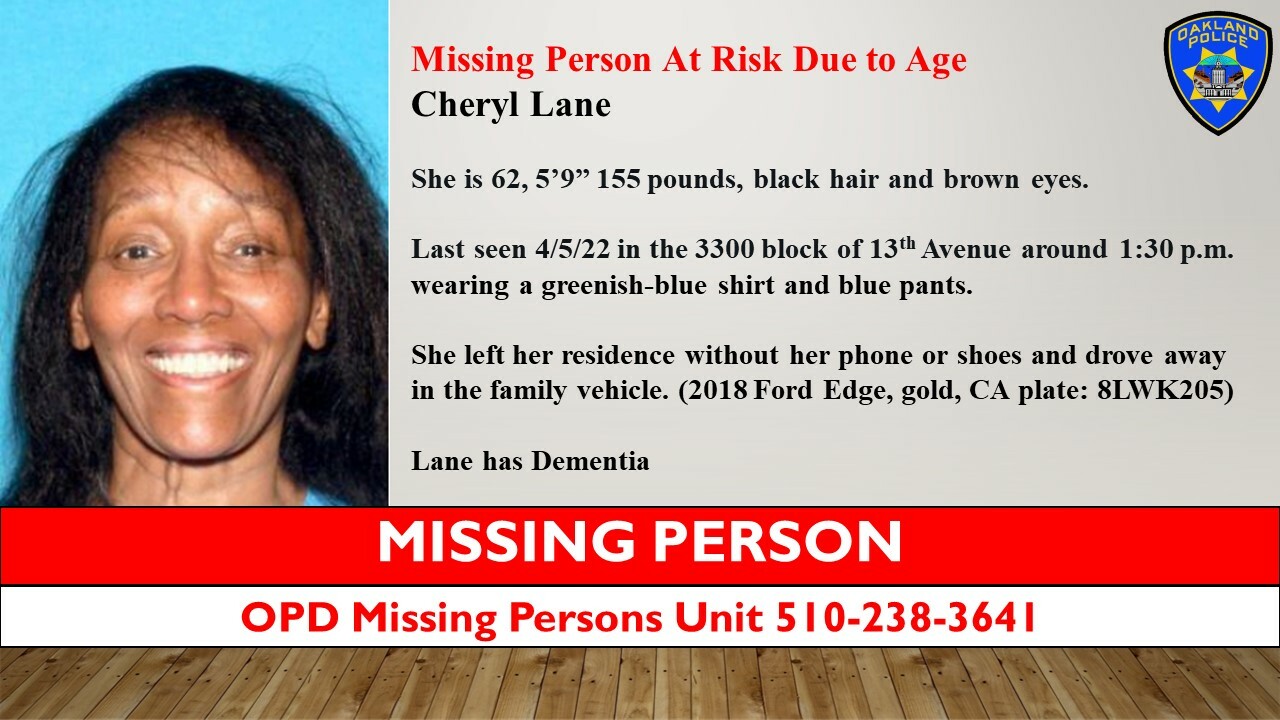 Photo of Missing Person Cheryl Lane