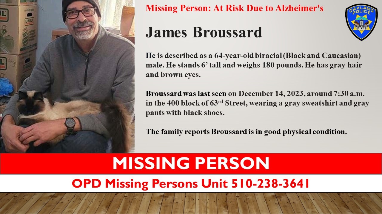 Photo of Missing Person James Broussard