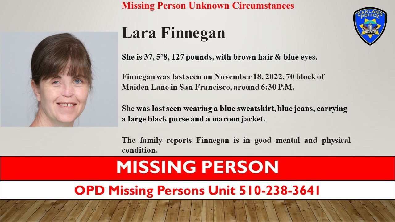 Photo of Missing Person Lara Finnegan