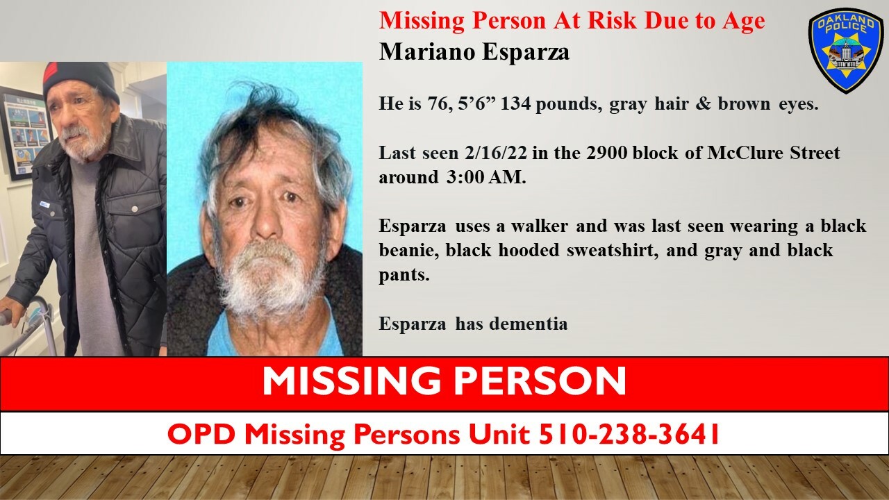 Photo of Missing Person Mariano Esparza