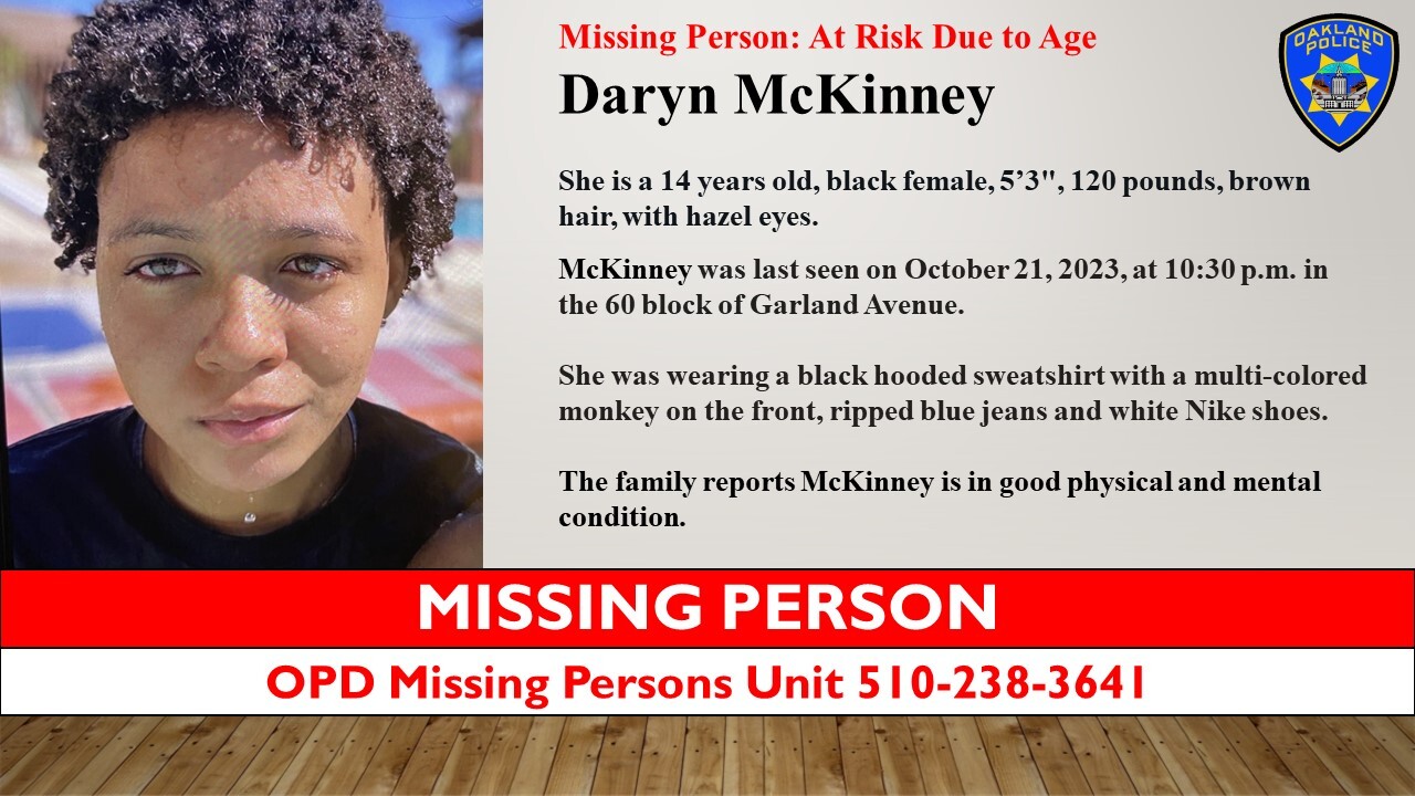 Photo of Missing Persons Daryn Mc Kinney