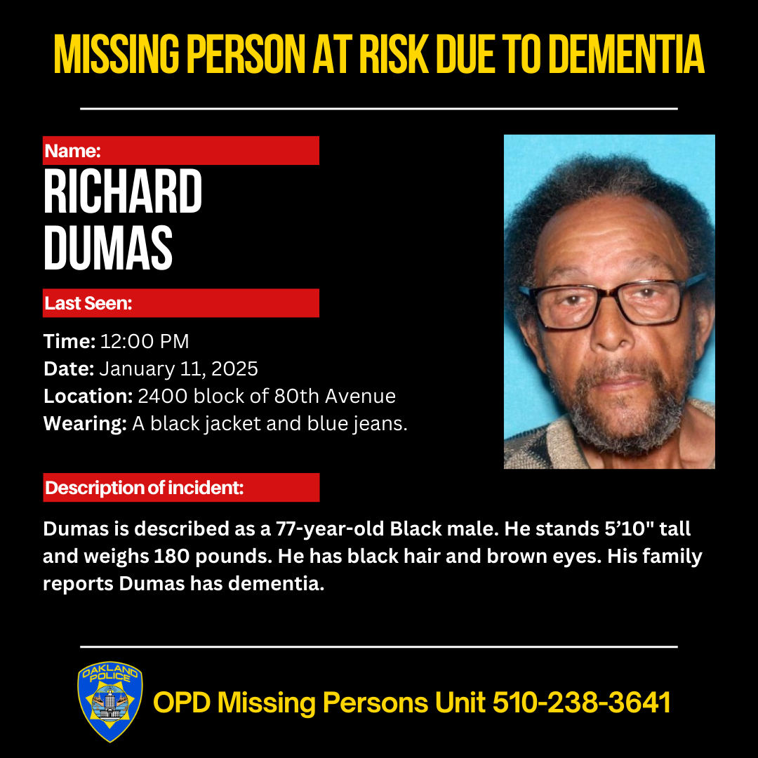 Missing Persons Richard Dumas