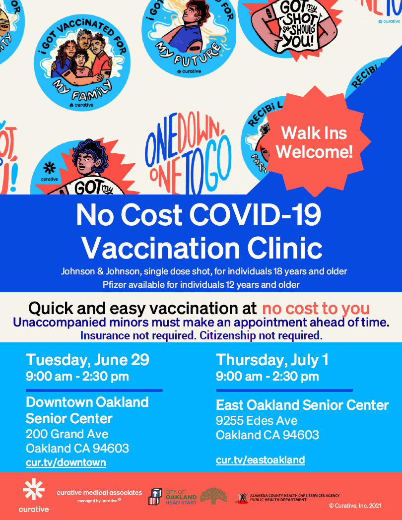 Head Start Vaccine Clinic-Tuesday June 29th