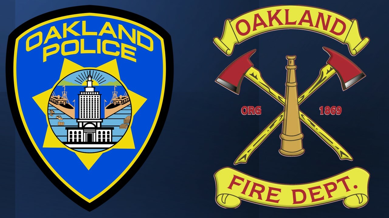 Photo Oakland Police Logo and Oakland Fire Logo