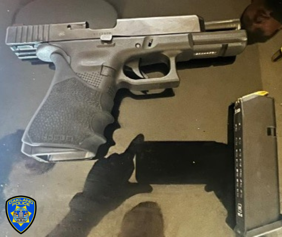 Recovered loaded firearm