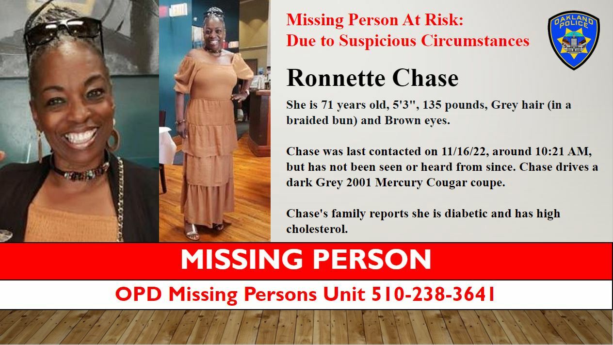 Photo of Missing Person Ronnette Chase