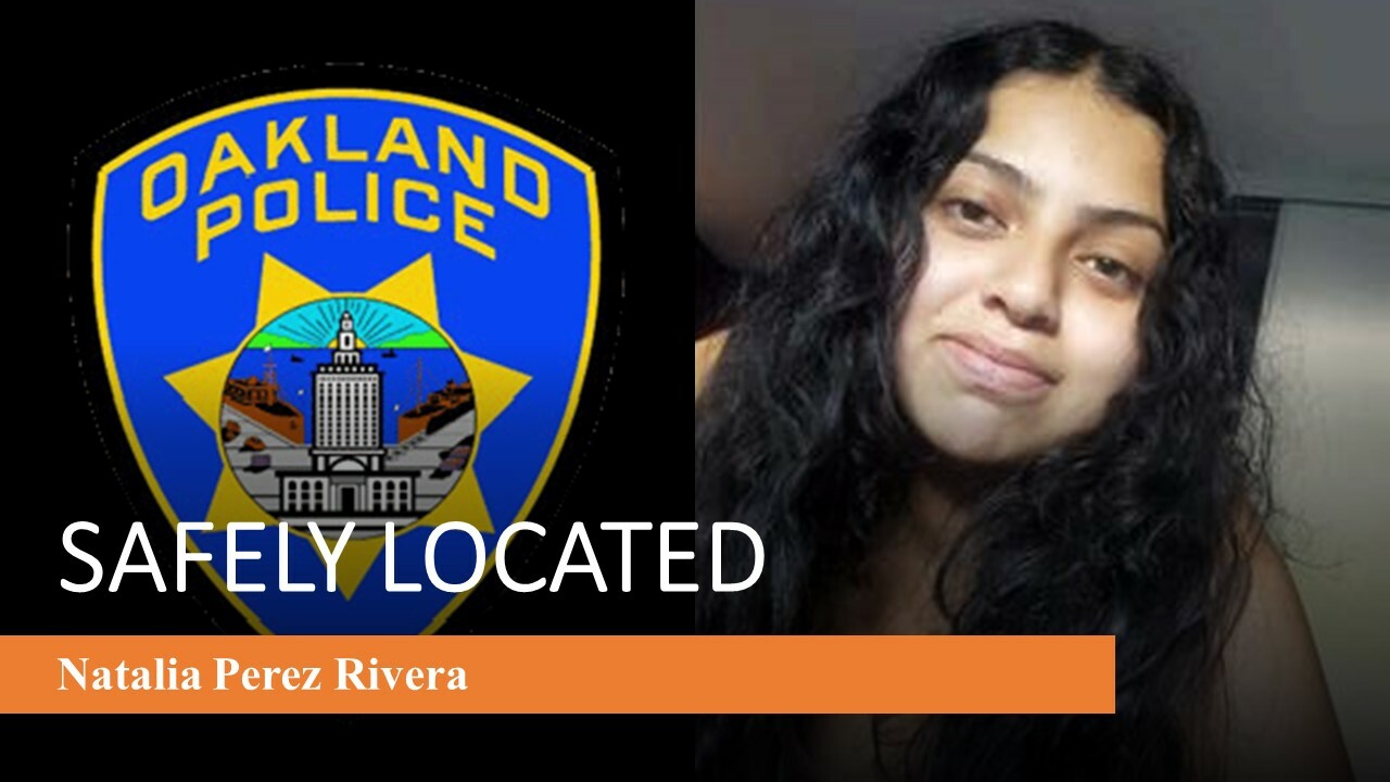 Photo of Natalia Perez Rivera who has been safely located.