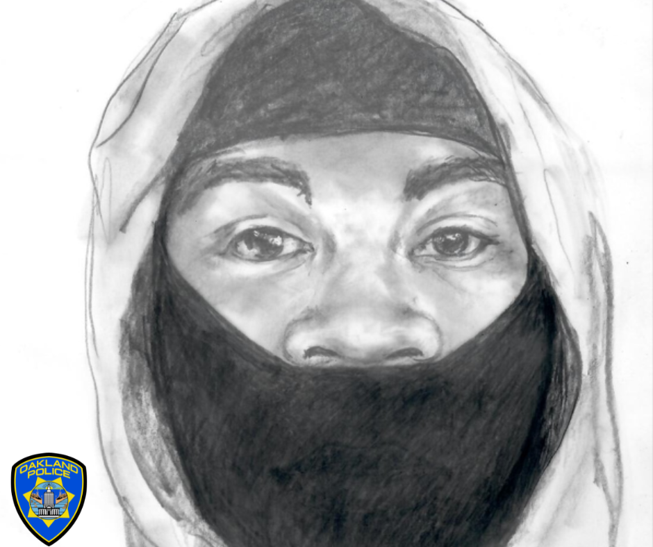 Sketch of person of interest in a homicide of Damani William