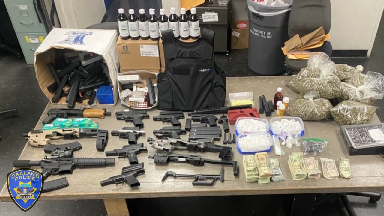 Narcotics, Firearms and cash from illegal casino